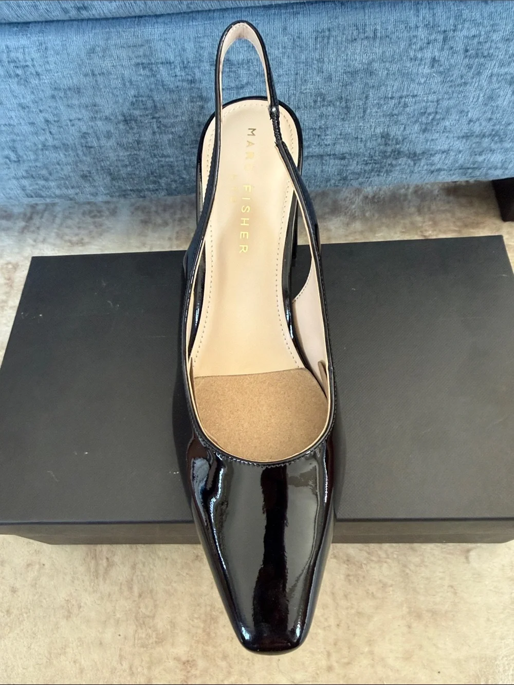 Marc Fisher shiny patent